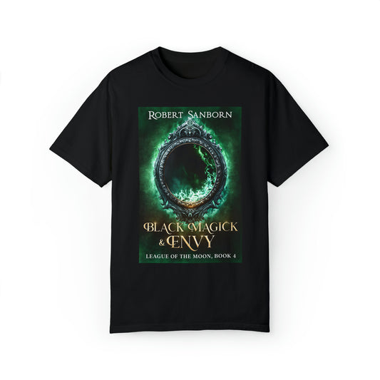 Black Magick & Envy: League of the Moon, Book 4 (Book Cover T-shirt) - Robert Sanborn Books